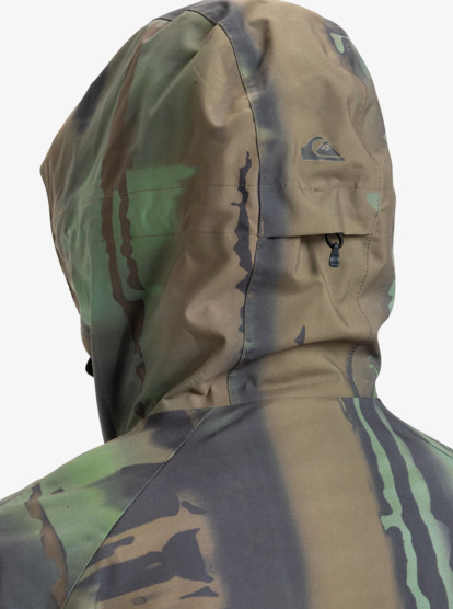 quiksilver, Muldrow 20K - Technisch Snowjack voor Heren, BLOOMFADE DARK IVY (gnd1) Muldrow 20K - Technical Snow Jacket for Men  EQYTJ03493