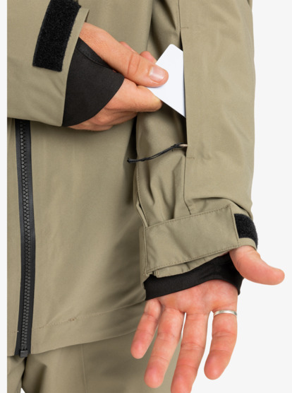 quiksilver, Muldrow 20K - Technical Snow Jacket for Men, FALLEN ROCK (tzc0) Muldrow 20K - Technical Snow Jacket for Men  EQYTJ03493
