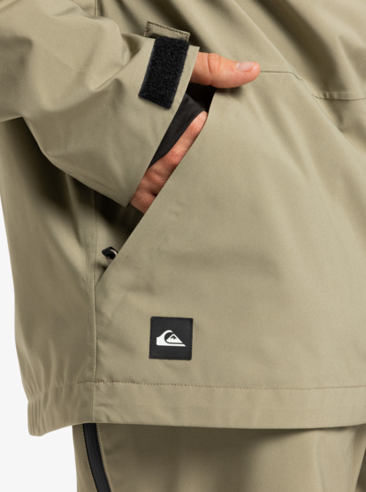 quiksilver, Muldrow 20K - Technical Snow Jacket for Men, FALLEN ROCK (tzc0) Muldrow 20K - Technical Snow Jacket for Men  EQYTJ03493