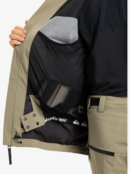 quiksilver, Muldrow 20K - Technical Snow Jacket for Men, FALLEN ROCK (tzc0) Muldrow 20K - Technical Snow Jacket for Men  EQYTJ03493