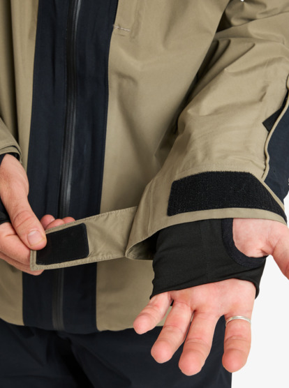 quiksilver, High Altitude GORE-TEX® - Funktionelle Snow-Jacke mit Kapuze für Männer, FALLEN ROCK (tzc0) High Altitude GORE-TEX® - Technical Snow Jacket for Men  EQYTJ03494