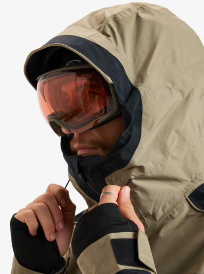 quiksilver, High Altitude GORE-TEX® - Funktionelle Snow-Jacke mit Kapuze für Männer, FALLEN ROCK (tzc0) High Altitude GORE-TEX® - Technical Snow Jacket for Men  EQYTJ03494