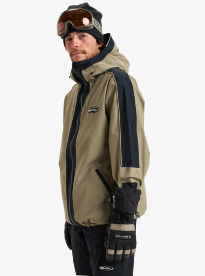 quiksilver, High Altitude GORE-TEX® - Funktionelle Snow-Jacke mit Kapuze für Männer, FALLEN ROCK (tzc0) High Altitude GORE-TEX® - Technical Snow Jacket for Men  EQYTJ03494