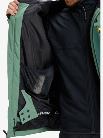 quiksilver, Sycamore Solid 20K - Technical Snow Jacket for Men, DARK IVY (gnd0) Sycamore Solid 20K - Technical Snow Jacket for Men  EQYTJ03502