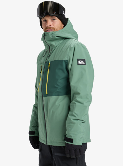 quiksilver, Sycamore Solid 20K - Technical Snow Jacket for Men, DARK IVY (gnd0) Sycamore Solid 20K - Technical Snow Jacket for Men  EQYTJ03502