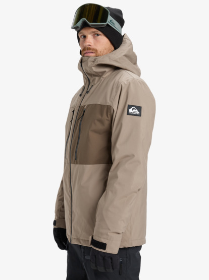 quiksilver, Sycamore Solid 20K - Technical Snow Jacket for Men, FALLEN ROCK (tzc0) Sycamore Solid 20K - Technical Snow Jacket for Men  EQYTJ03502