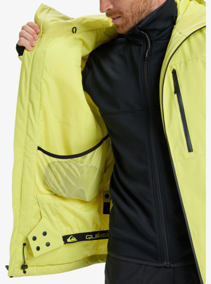 quiksilver, Sycamore Solid 20K - Funktionelle Snow-Jacke mit Kapuze für Männer, YELLOW PLUM (yge0) Sycamore Solid 20K - Technical Snow Jacket for Men  EQYTJ03502