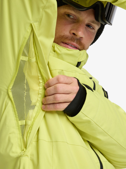 quiksilver, Sycamore Solid 20K - Funktionelle Snow-Jacke mit Kapuze für Männer, YELLOW PLUM (yge0) Sycamore Solid 20K - Technical Snow Jacket for Men  EQYTJ03502