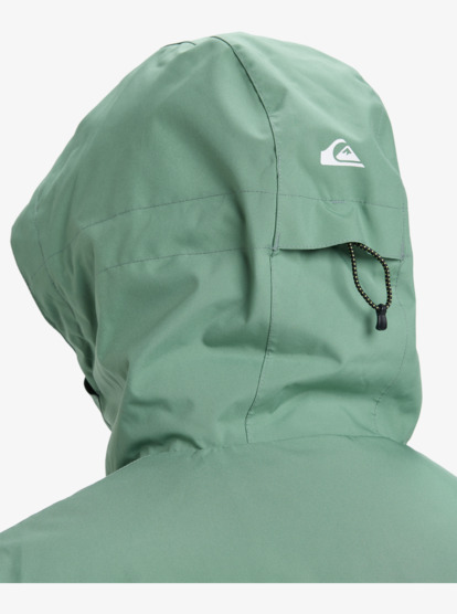 quiksilver, Sycamore Block 20K - Technical Snow Jacket for Men, DARK IVY (gnd0) Sycamore Block 20K - Technical Snow Jacket for Men  EQYTJ03503