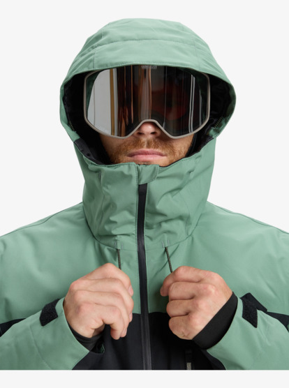 quiksilver, Sycamore Block 20K - Technical Snow Jacket for Men, DARK IVY (gnd0) Sycamore Block 20K - Technical Snow Jacket for Men  EQYTJ03503
