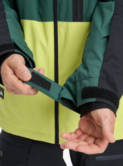 quiksilver, Sycamore Block 20K - Funktionelle Snow-Jacke mit Kapuze für Männer, TRUE BLACK (kvj0) Sycamore Block 20K - Technical Snow Jacket for Men  EQYTJ03503