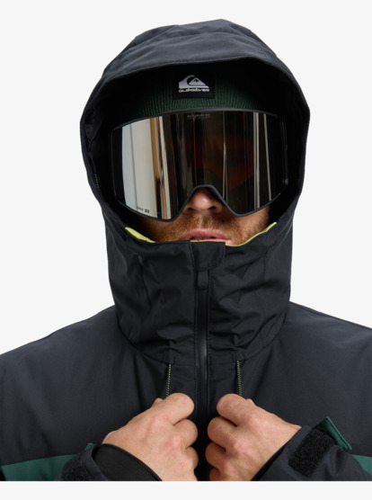 quiksilver, Sycamore Block 20K - Funktionelle Snow-Jacke mit Kapuze für Männer, TRUE BLACK (kvj0) Sycamore Block 20K - Technical Snow Jacket for Men  EQYTJ03503