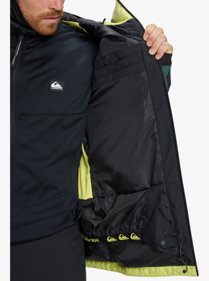 quiksilver, Sycamore Block 20K - Funktionelle Snow-Jacke mit Kapuze für Männer, TRUE BLACK (kvj0) Sycamore Block 20K - Technical Snow Jacket for Men  EQYTJ03503