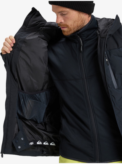 quiksilver, The Edge - Technical Snow Jacket for Men, TRUE BLACK (kvj0) The Edge - Technical Snow Jacket for Men  EQYTJ03504