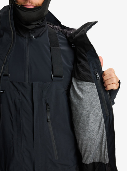 quiksilver, Pro Path Stretch GORE-TEX® - Veste de snow technique pour Homme, TRUE BLACK (kvj0) Pro Path Stretch Goretex - Technical Snow Jacket for Men  EQYTJ03508