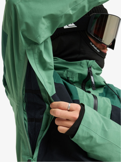 quiksilver, Forever Stretch GORE-TEX® - Technical Snow Jacket for Men, DARK IVY (gnd0) Forever Stretch GORE-TEX® - Technical Snow Jacket for Men  EQYTJ03509