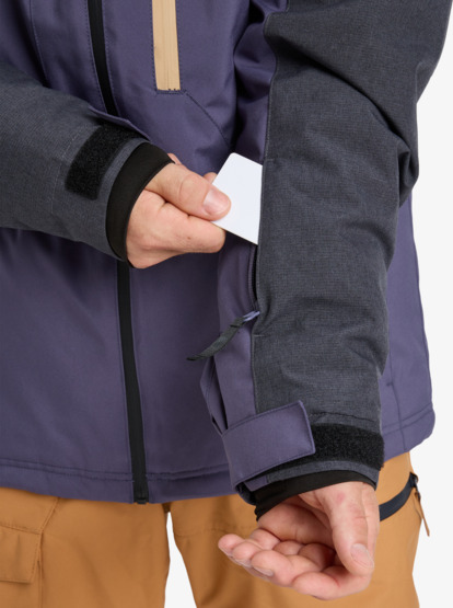 quiksilver, Dawson - Technical Snow Jacket for Men, GRAYSTONE (krb0) Dawson - Technical Snow Jacket for Men  EQYTJ03510