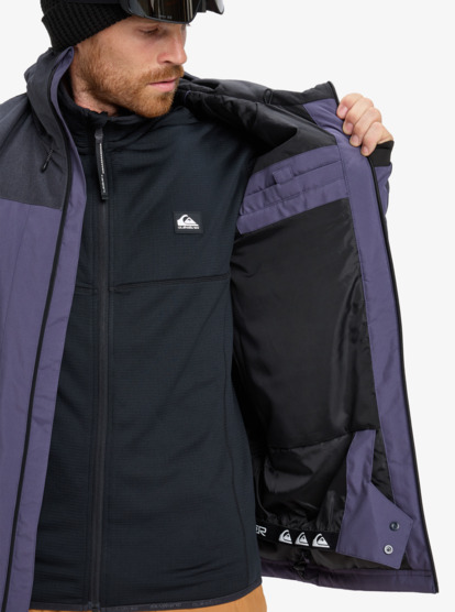 quiksilver, Dawson - Technical Snow Jacket for Men, GRAYSTONE (krb0) Dawson - Technical Snow Jacket for Men  EQYTJ03510