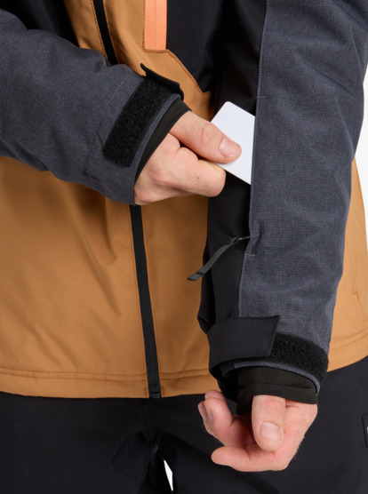 quiksilver, Dawson 10K - Funktionelle Snow-Jacke mit Kapuze für Männer, TRUE BLACK (kvj0) Dawson - Technical Snow Jacket for Men  EQYTJ03510