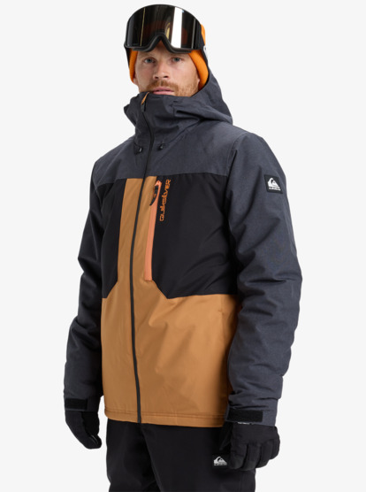 quiksilver, Dawson 10K - Funktionelle Snow-Jacke mit Kapuze für Männer, TRUE BLACK (kvj0) Dawson - Technical Snow Jacket for Men  EQYTJ03510