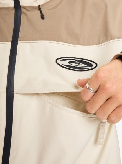 quiksilver, Radicalo 20K - Funktionelle Snow-Jacke mit Kapuze für Männer, BONE (weg0) Radicalo 20K - Technical Snow Jacket for Men  EQYTJ03511