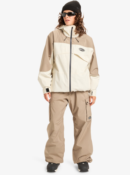 quiksilver, Radicalo 20K - Funktionelle Snow-Jacke mit Kapuze für Männer, BONE (weg0) Radicalo 20K - Technical Snow Jacket for Men  EQYTJ03511