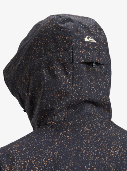 quiksilver, Sycamore Printed - Technical Snow Jacket for Men, MOUNTAIN STATIC TRUE BLACK (kvj2) Sycamore Printed - Technical Snow Jacket for Men  EQYTJ03514