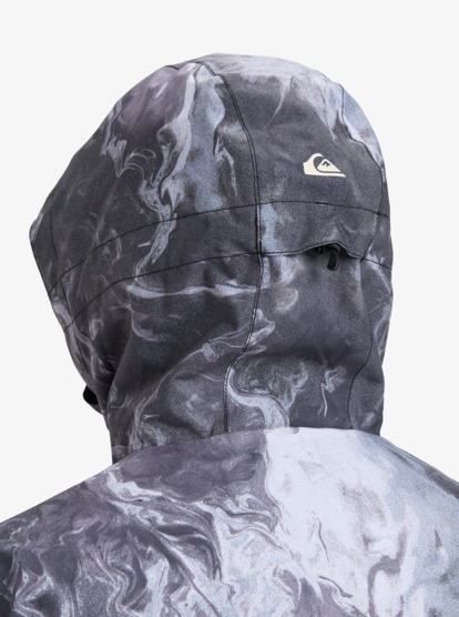 quiksilver, Sycamore Printed - Technical Snow Jacket for Men, THERMOSTAMP GRAYSCALE (kvj3) Sycamore Printed - Technical Snow Jacket for Men  EQYTJ03514