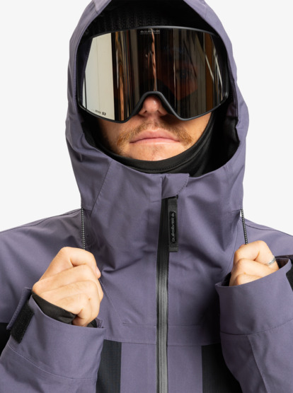 quiksilver, Ultralight Stretch 20K - Technical Snow Jacket for Men, GRAYSTONE (krb0) Ultralight Stretch 20K - Technical Snow Jacket for Men  EQYTJ03515