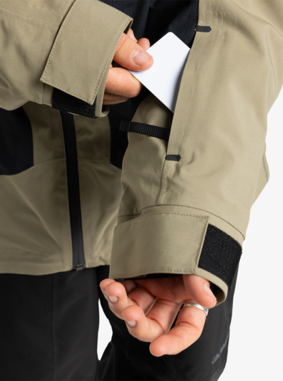 quiksilver, Ultralight Stretch 20K - Technical Snow Jacket for Men, FALLEN ROCK (tzc0) Ultralight Stretch 20K - Technical Snow Jacket for Men  EQYTJ03515