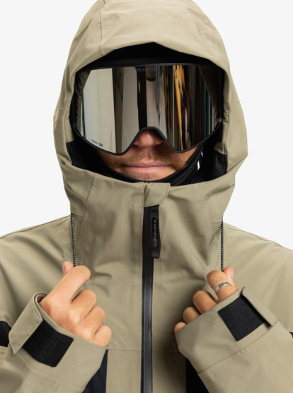 quiksilver, Ultralight Stretch 20K - Technical Snow Jacket for Men, FALLEN ROCK (tzc0) Ultralight Stretch 20K - Technical Snow Jacket for Men  EQYTJ03515