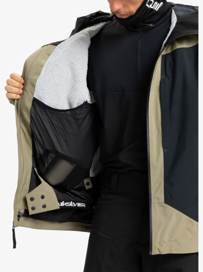 quiksilver, Ultralight Stretch 20K - Technical Snow Jacket for Men, FALLEN ROCK (tzc0) Ultralight Stretch 20K - Technical Snow Jacket for Men  EQYTJ03515