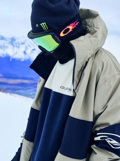 quiksilver, High In The Hood 10K - Veste de snow technique pour Homme, FALLEN ROCK (tzc0) High In The Hood - Technical Snow Jacket for Men  EQYTJ03517