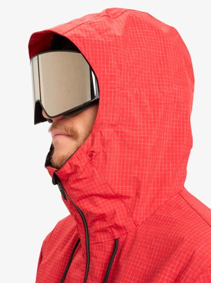 quiksilver, High In The Hood - Technical Snow Jacket for Men, SAMBA (rzk0) High In The Hood - Technical Snow Jacket for Men  EQYTJ03517