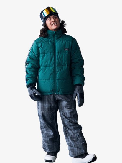 quiksilver, Puff The Dragon - Technical Snow Jacket for Men, BOTANICAL GARDEN (gze0) Puff The Dragon - Technical Snow Jacket for Men  EQYTJ03522
