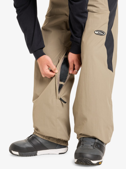 quiksilver, Snow Down - Technical Snow Pants for Men, FALLEN ROCK (tzc0) Snow Down - Technical Snow Pants for Men  EQYTP03233