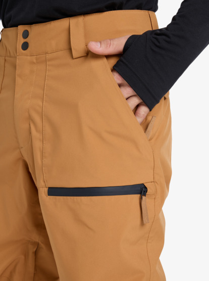 quiksilver, Utility 20K - Funktionelle Snow-Hose für Männer, ALMOND (cmd0) Utility - Technical Snow Pants for Men  EQYTP03235