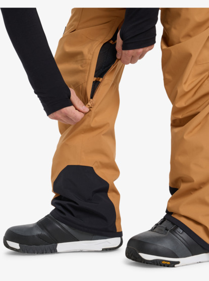 quiksilver, Utility 20K - Funktionelle Snow-Hose für Männer, ALMOND (cmd0) Utility - Technical Snow Pants for Men  EQYTP03235