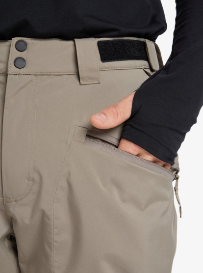 quiksilver, Boundry - Technical Snow Pants for Men, FALLEN ROCK (tzc0) Boundry - Technical Snow Pants for Men  EQYTP03236