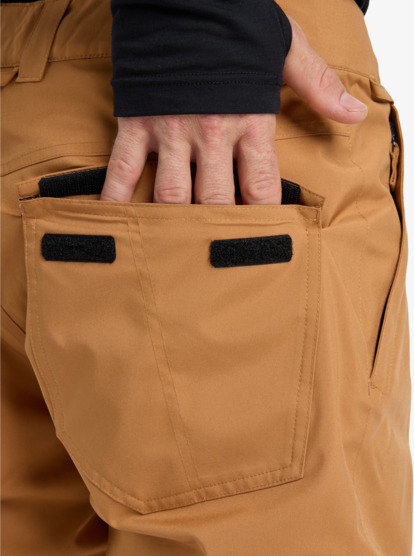 quiksilver, Estate 10K - Technische Snowbroek voor Heren, ALMOND (cmd0) Estate - Technical Snow Pants for Men  EQYTP03237