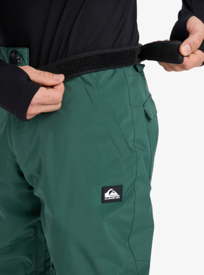 quiksilver, Estate - Technical Snow Pants for Men, TREKKING GREEN (tkr) Estate - Technical Snow Pants for Men  EQYTP03237