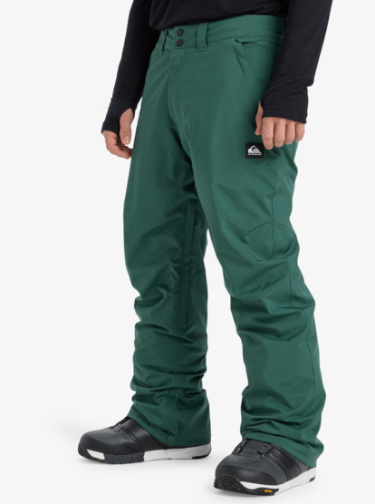 quiksilver, Estate - Technical Snow Pants for Men, TREKKING GREEN (tkr) Estate - Technical Snow Pants for Men  EQYTP03237