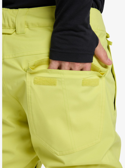 quiksilver, Estate - Technical Snow Pants for Men, YELLOW PLUM (yge0) Estate - Technical Snow Pants for Men  EQYTP03237