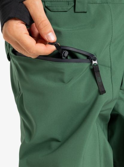 quiksilver, Paramo Stretch 20K - Funktionelle Schneelatzhose für Männer, TREKKING GREEN (tkr) Paramo Stretch 20K - Technical Snow Bib for Men  EQYTP03244
