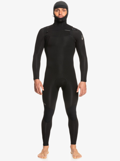 4/3mm Everyday Sessions - Hooded Chest Zip Wetsuit for Men  EQYW203033