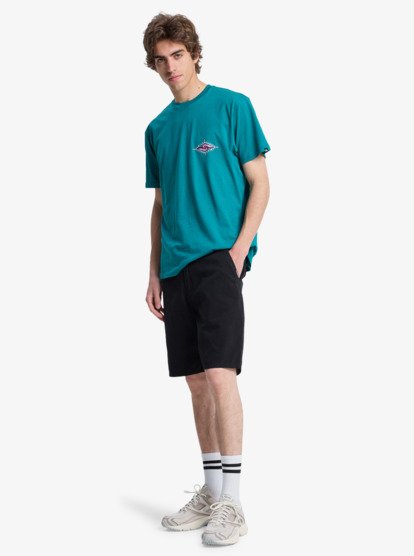 quiksilver, Everyday 20" - Short Chino para Hombre, BLACK (kvj0) Everyday 20" - Chino Shorts for Men  EQYWS03880