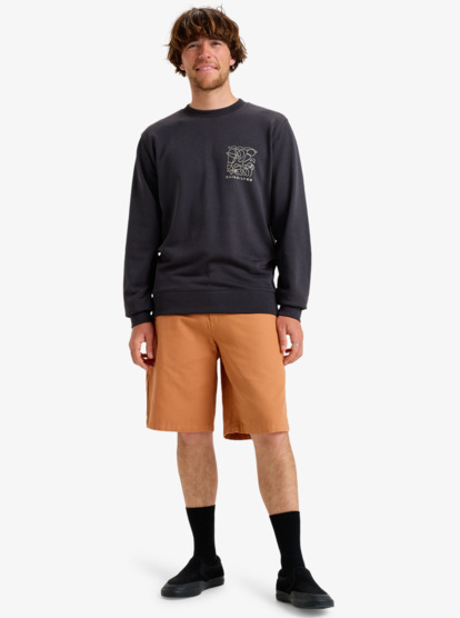 quiksilver, Carpenter Short - Chino-Shorts für Männer, BRAN (cmn0) Carpenter - Chino Shorts for Men  EQYWS03896