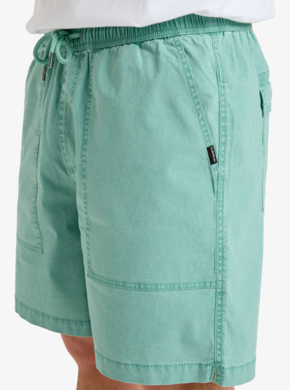 quiksilver, Taxer Fatigue - Elasticated Shorts for Men, MALACHITE GREEN (gjr0) Taxer Fatigue - Elasticated Shorts for Men  EQYWS03897