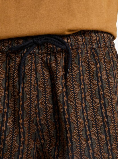 Taxer Jacquard Horizons - Elasticated Shorts for Men  EQYWS03909