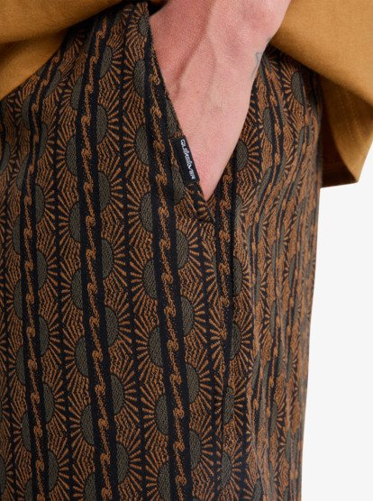 Taxer Jacquard Horizons - Elasticated Shorts for Men  EQYWS03909